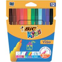Фломастеры Bic Kids Visa 880 12 цветов Фото