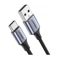 Дата кабель Ugreen USB 2.0 AM to USB-C 1.5m US287 (Black) Фото