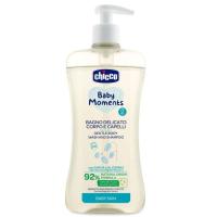 Детский шампунь Chicco Baby Moments нежный шампунь для тела и волос 500 м Фото