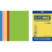 Бумага Buromax А4, 80g, INTENSIVE, 5colors, 50sh, EUROMAX Фото