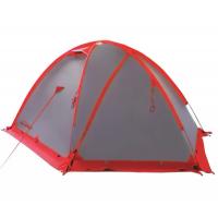 Палатка Tramp Rock 3 V2 Grey/Red Фото