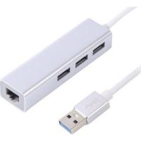 Концентратор Maxxter USB to Gigabit Ethernet, 3 Ports USB 3.0 Фото