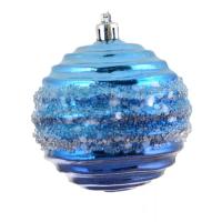 Елочная игрушка YES! Fun Морская тайна шар светло голубой 8 см Фото