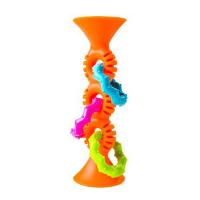 Погремушка Fat Brain Toys прорезыватель на присосках pipSquigz Loops оранжев Фото