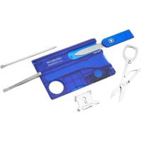 Мультитул Victorinox SwissCard Lite Transparent Blue Фото