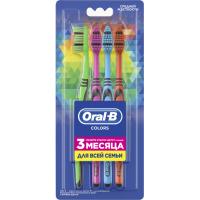 Зубна щітка Oral-B Color Collection Средней жесткости 4 шт. Фото
