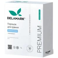 Пральний порошок DeLaMark Premium Line White з ефектом кондиціонера 1 кг Фото