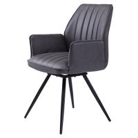 Офісне крісло Concepto Galaxy чорний сірий Фото
