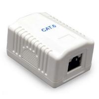 Компьютерная розетка Cablexpert RJ45x1 FTP, cat.6 Фото