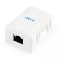 Компьютерная розетка Cablexpert RJ45x1 FTP, cat.6 Фото