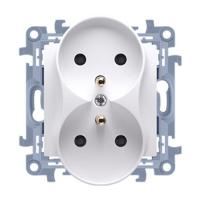 Розетка Simon SCHUKO, белая Фото