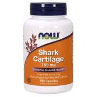Витаминно-минеральный комплекс Now Foods Акулий Хрящ 750 мг, Shark Cartilage, 100 капсул Фото