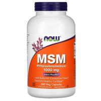 Витаминно-минеральный комплекс Now Foods МСМ (Метилсульфонинметан), 1000 мг, MSM, 240 вег Фото
