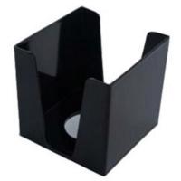 Підставка-куб для листів і паперів КіП 90х90х90 мм чорний Фото