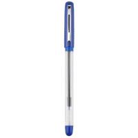Ручка масляна Baoke 0.7 мм, з грипом синя Elite Фото