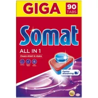 Таблетки для посудомийних машин Somat All in 1 90 шт. Фото