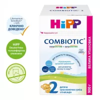 Дитяча суміш HiPP Combiotic 2 від 6 міс. 900 г Фото