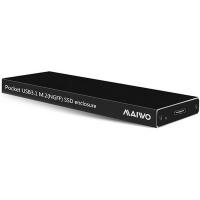 Карман внешний Maiwo M.2 SSD (NGFF) SATA USB3.1 GEN2 Type-C al. Фото