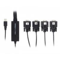 Переходник Viewcon USB 2.0 to 4хCOM (9+25pin) 1.4m Фото