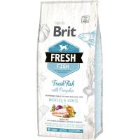 Сухий корм для собак Brit Fresh Fish/Pumpkin Adult Large 12 кг Фото
