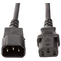 Кабель живлення PowerPlant C13 to C14 2.0m 1.5mm2 Фото