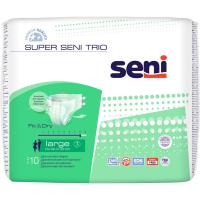 Подгузники для взрослых Seni Super Trio Large 10 шт Фото