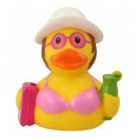 Игрушка для ванной Funny Ducks Утка Пляжница Фото
