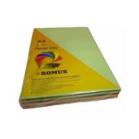 Бумага Romus A4 80 г/м2 250sh, 5colors, Mix Pastel Фото