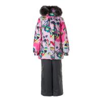 Комплект верхней одежды Huppa RENELY 2 41850230 світло-рожевий з принтом/сірий 9 Фото