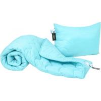 Ковдра MirSon Набір EcoSilk №1658 Eco Light Blue Ковдра 140х205 Фото