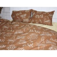 Постільна білизна MirSon Бязь Ranforce Elite 17-0509 Beer Bar Porter 175х21 Фото
