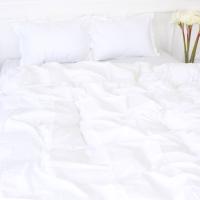 Постельное белье MirSon Satin Stripe 30-0001 White 160х220 полуторный Евро Фото