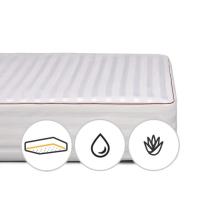 Наматрасник MirSon шелковый DeLuxe Silk Aloe Vera 301 180x200 см Фото