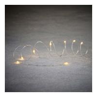 Гирлянда Luca Lighting Струна серебряная 18 м теплый белый Фото