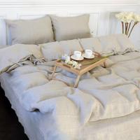 Постельное белье MirSon Лен Grey sky 175х210 Фото