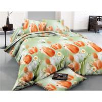 Постельное белье MirSon Сатин 22-1287-1 Tulips 143х210 Фото