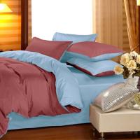 Постельное белье MirSon Сатин Premium 0847 + 0842 Donald Евро Фото