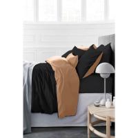 Постельное белье MirSon Сатин Premium Dark Coffee 0165+0055 160х220 Фото