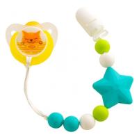 Клипса для пустышек Baby Team силиконовый Фото