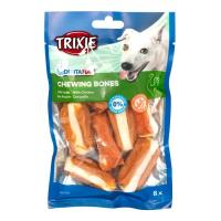 Ласощі для собак Trixie Кістка для чищення зубів з куркою Denta Fun 5 см 1 Фото