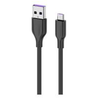 Дата кабель 2E USB 2.0 AM to Micro 5P 1.0m Glow black Фото