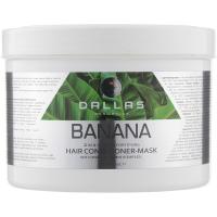 Маска для волос Dalas Banana 2 в 1 для зміцнення волосся з екстрактом ба Фото