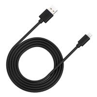 Дата кабель Canyon USB 2.0 AM to Lightning 1.0m MFI black Фото