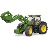 Спецтехника Bruder трактор John Deere 7R 350 с погрузчиком Фото