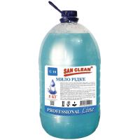Рідке мило San Clean Блакитне 5 кг Фото