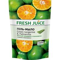 Рідке мило Fresh Juice Green Tangerine & Palmarosa дой-пак 460 мл Фото
