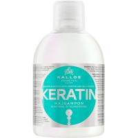 Шампунь Kallos Cosmetics Keratin з кератином і молочним протеїном 1000 мл Фото