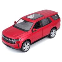 Машина Maisto 2021 Chevy Tahoe червоний 124 Фото