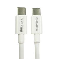 Дата кабель Mibrand USB-C to USB-C 1.0m MI-17 5A Lightning White Фото