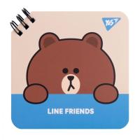 Блокнот Yes Line Friends Brown 110 х 110 80 аркушів Фото